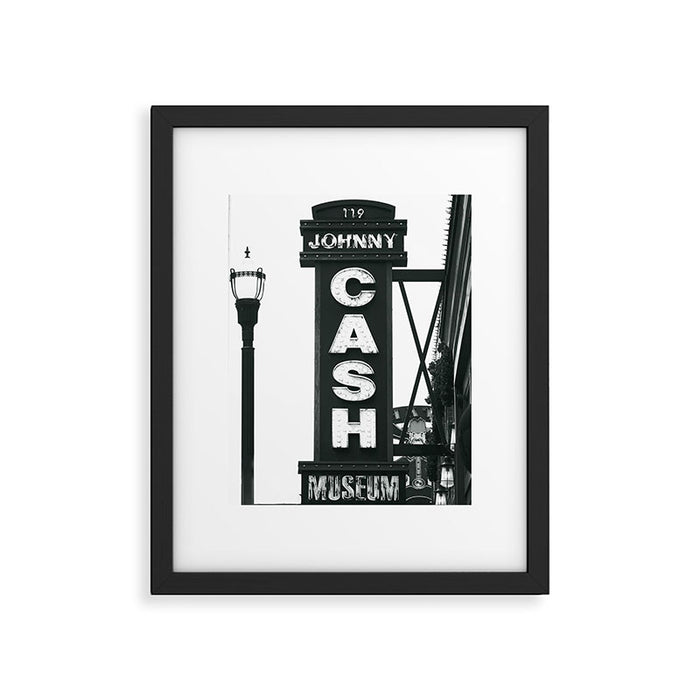 Nashville Cash x Nashville Tennessee Country Music Photography Framed Art Print Gallery Image 1