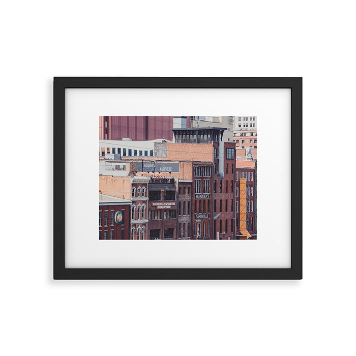 Nashville Riverfront Framed Art Print Gallery Image 1