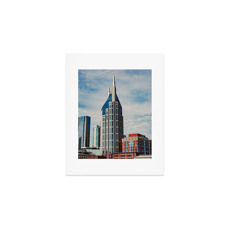 Nashville Skyline Art Print Gallery Image 1