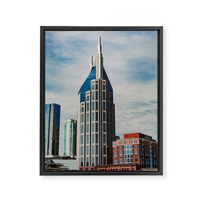 Nashville Skyline Framed Canvas Print Gallery Image 1