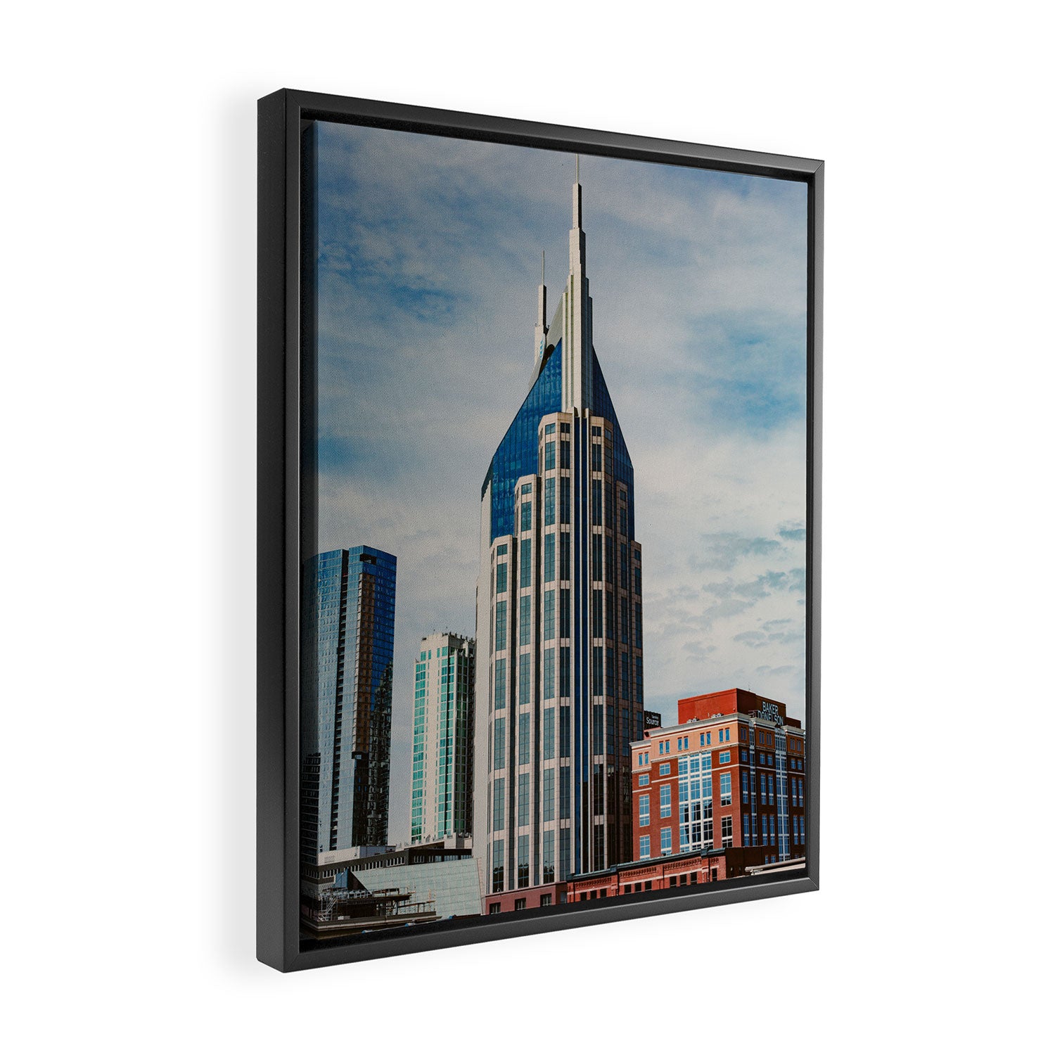 Nashville Skyline Framed Canvas Print Gallery Image 2