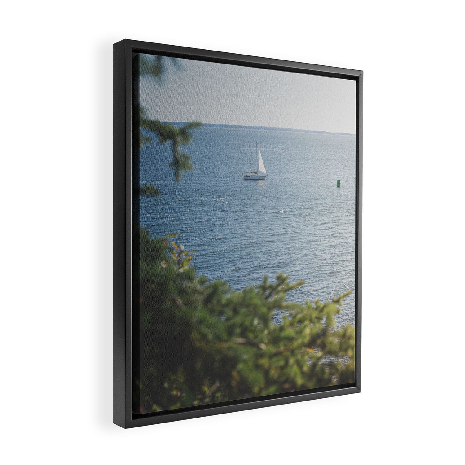 New England Sailing x Nautical Art Framed Canvas Print Gallery Image 2
