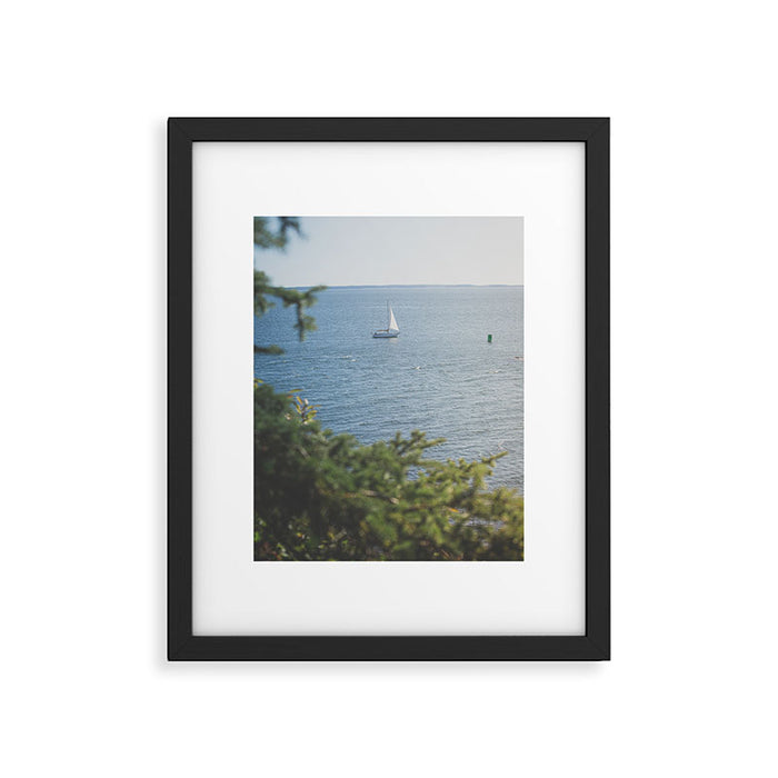 New England Sailing x Nautical Art Framed Art Print Gallery Image 1