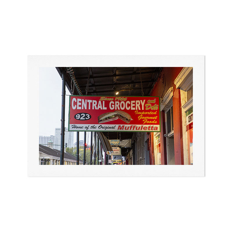 New Orleans Central Grocery x New Orleans French Quarter Photography Art Print Gallery Image 1