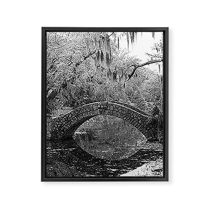 New Orleans City Park Photography Framed Canvas Print Gallery Image 1