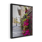 New Orleans French Quarter Photography x Azaleas in the Quarter Framed Canvas Print Gallery Image 2