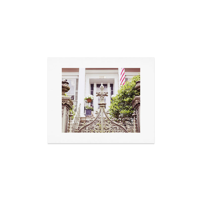 New Orleans Garden District Gate Photography Art Print Gallery Image 1