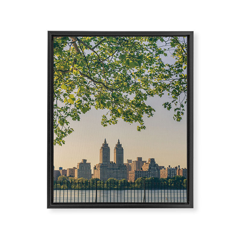 New York City Central Park Sunset x New York Photography Framed Canvas Print Gallery Image 8