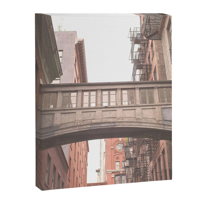 New York City Photography Staple Street Sky Bridge Canvas Print Gallery Image 1