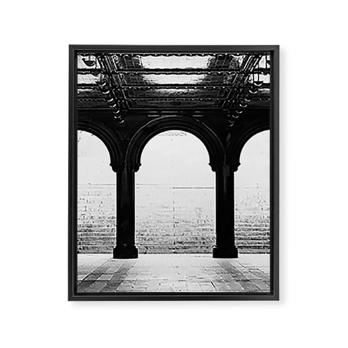 NYC Noir Framed Canvas Print Gallery Image 1