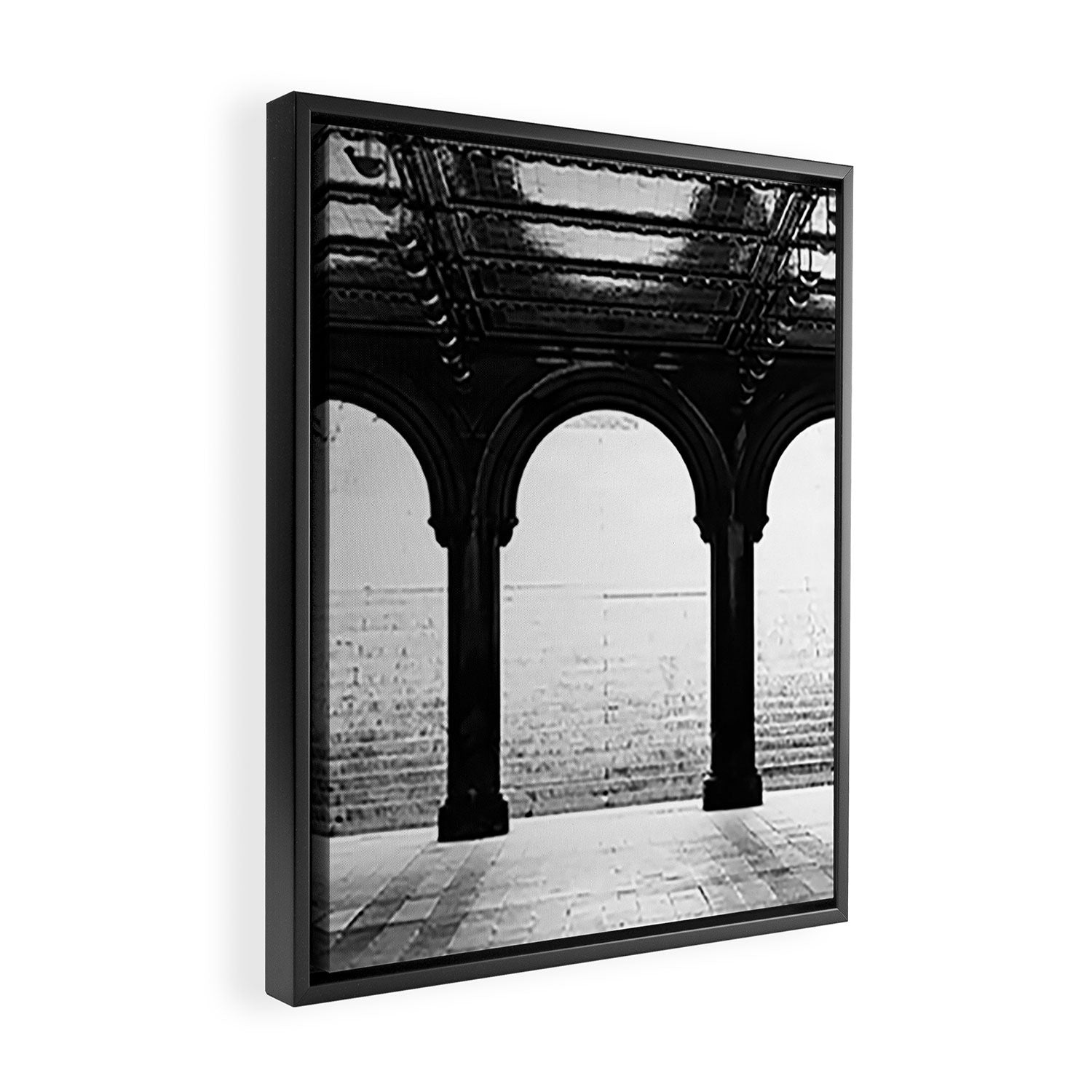 NYC Noir Framed Canvas Print Gallery Image 2