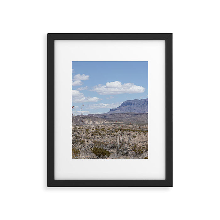 Ocotillo In Bloom at Big Bend National Park Photography Print Framed Art Print Gallery Image 1