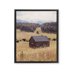 Old Montana Schoolhouse x Montana Landscape Photography Framed Canvas Print Gallery Image 6