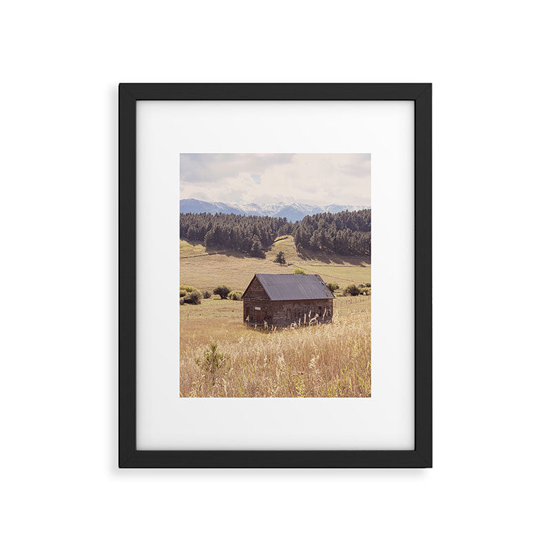 Old Montana Schoolhouse x Montana Landscape Photography Framed Art Print Gallery Image 5
