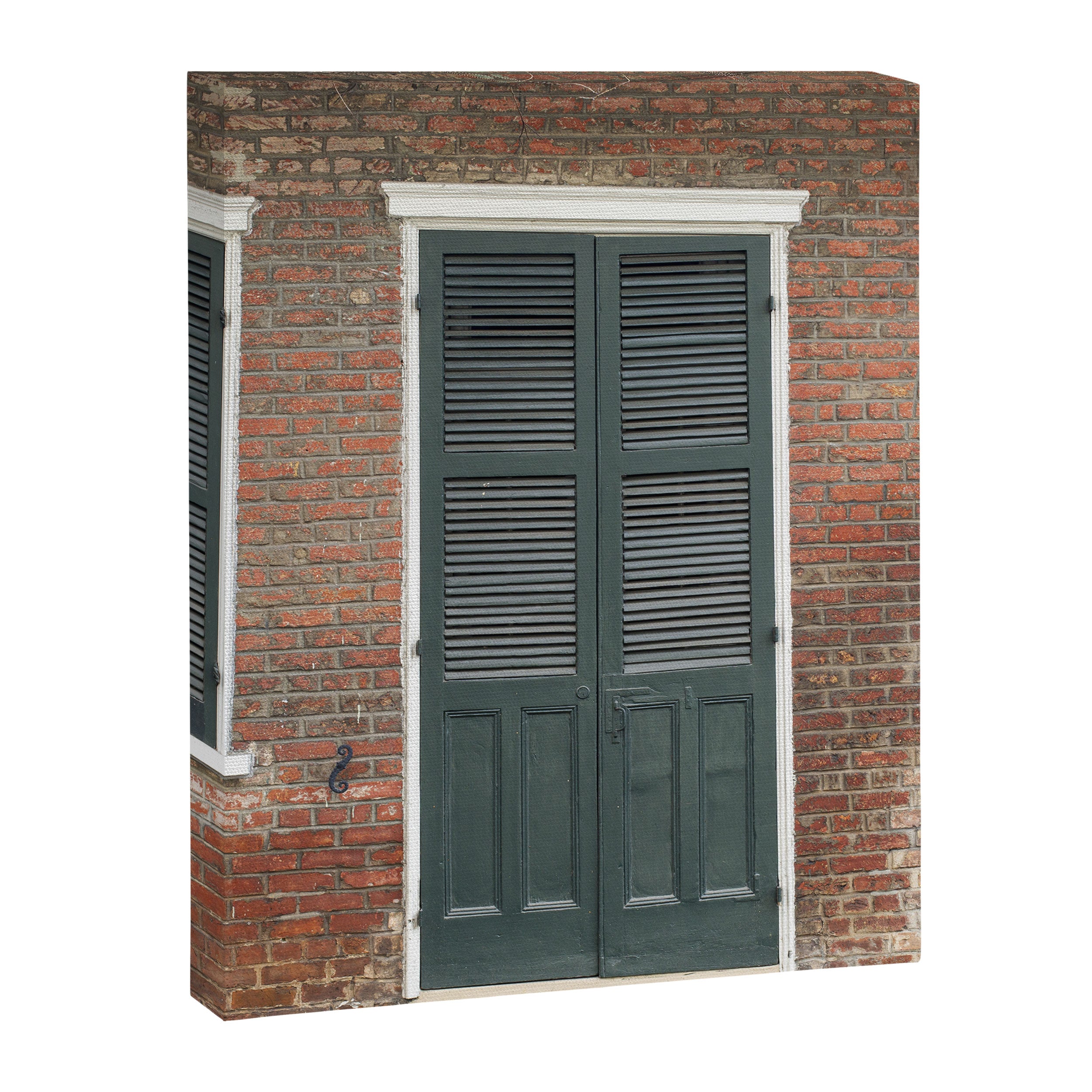 Old New Orleans II x New Orleans French Quarter Architecture Photography Canvas Print Gallery Image 6