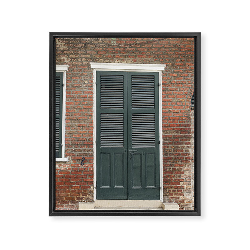 Old New Orleans II x New Orleans French Quarter Architecture Photography Framed Canvas Print Gallery Image 6