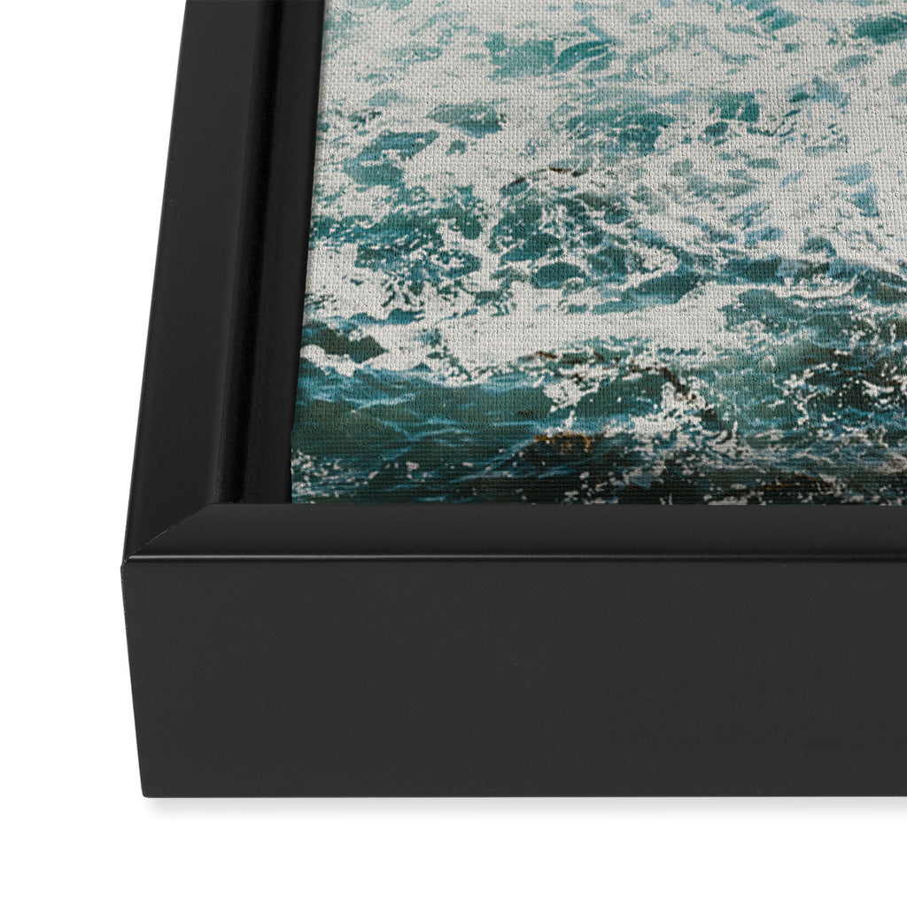 Palos Verdes Surf Framed Canvas Print Gallery Image 3