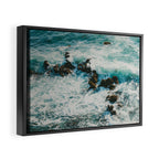 Palos Verdes Surf Framed Canvas Print Gallery Image 2