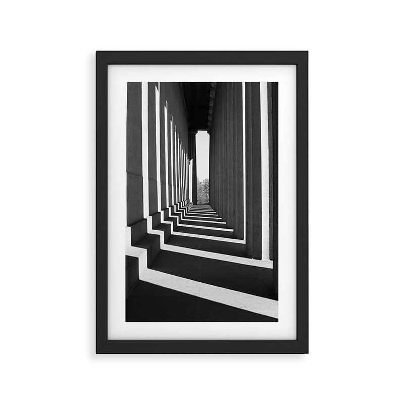 Parthenon Shadows Nashville Tennessee Framed Art Print Gallery Image 2