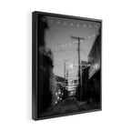 Party Lights in the City x Baltimore Maryland Framed Canvas Print Gallery Image 2