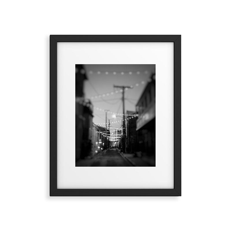 Party Lights in the City x Baltimore Maryland Framed Art Print Gallery Image 5