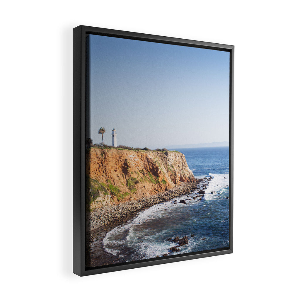 Point Vicente Lighthouse (color version) Framed Canvas Print Gallery Image 2