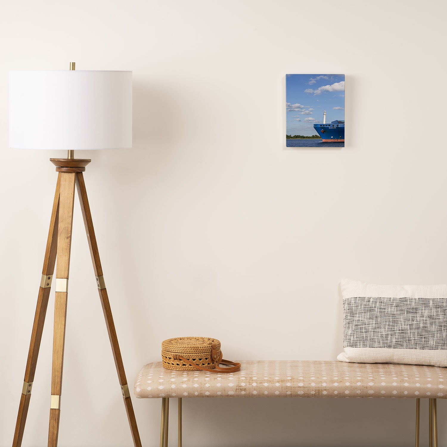 Port of Charleston Cooper River Photography Canvas Print Gallery Image 2