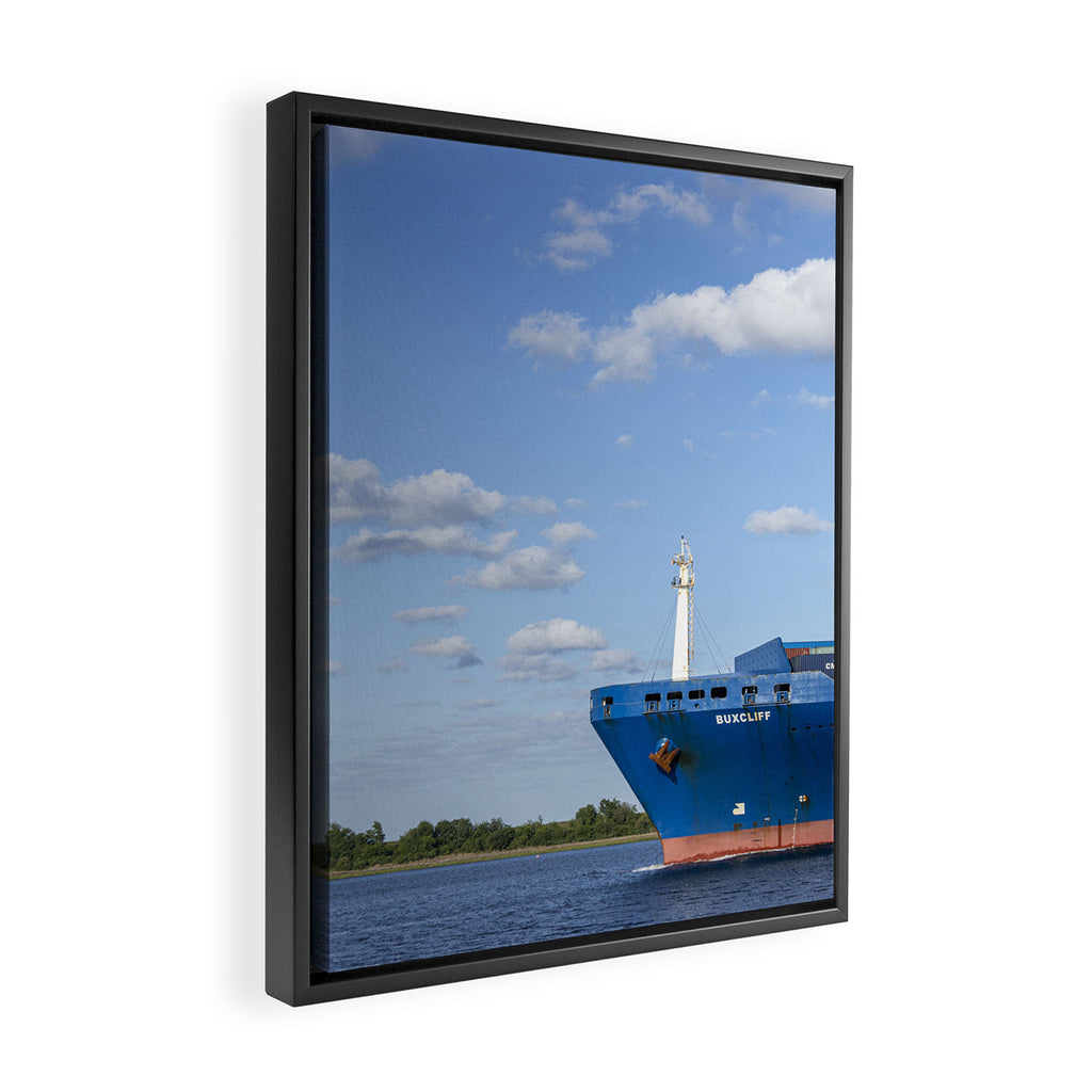 Port of Charleston Cooper River Photography Framed Canvas Print Gallery Image 2
