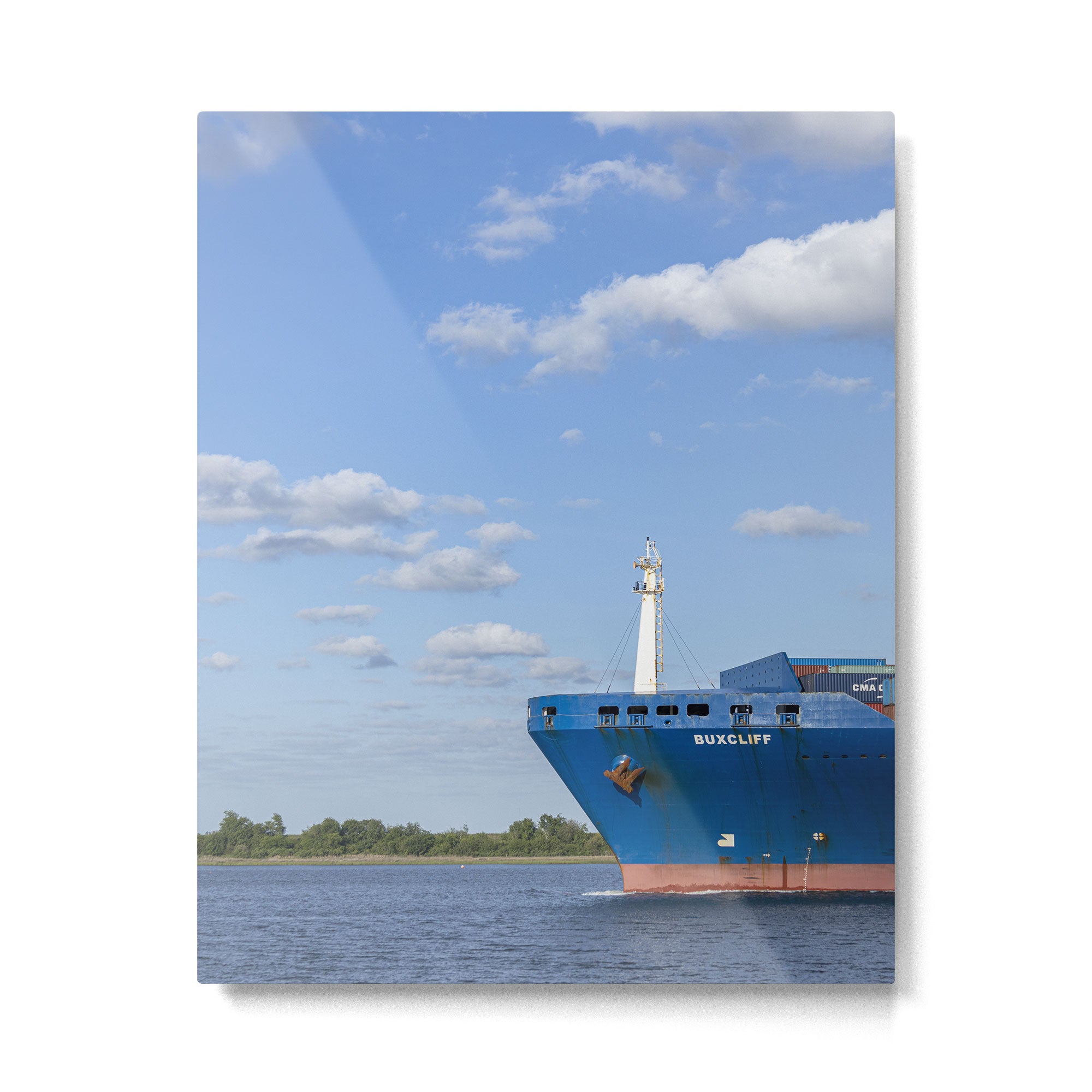 Port of Charleston Cooper River Photography Metal Print Gallery Image 4