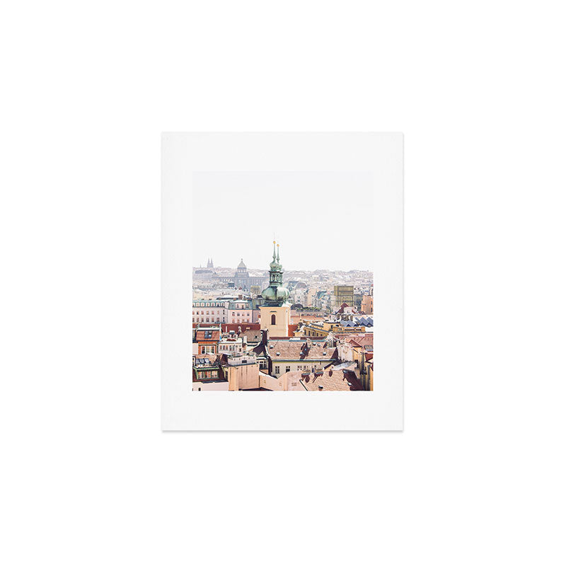 Prague Skyline Art Print Gallery Image 1