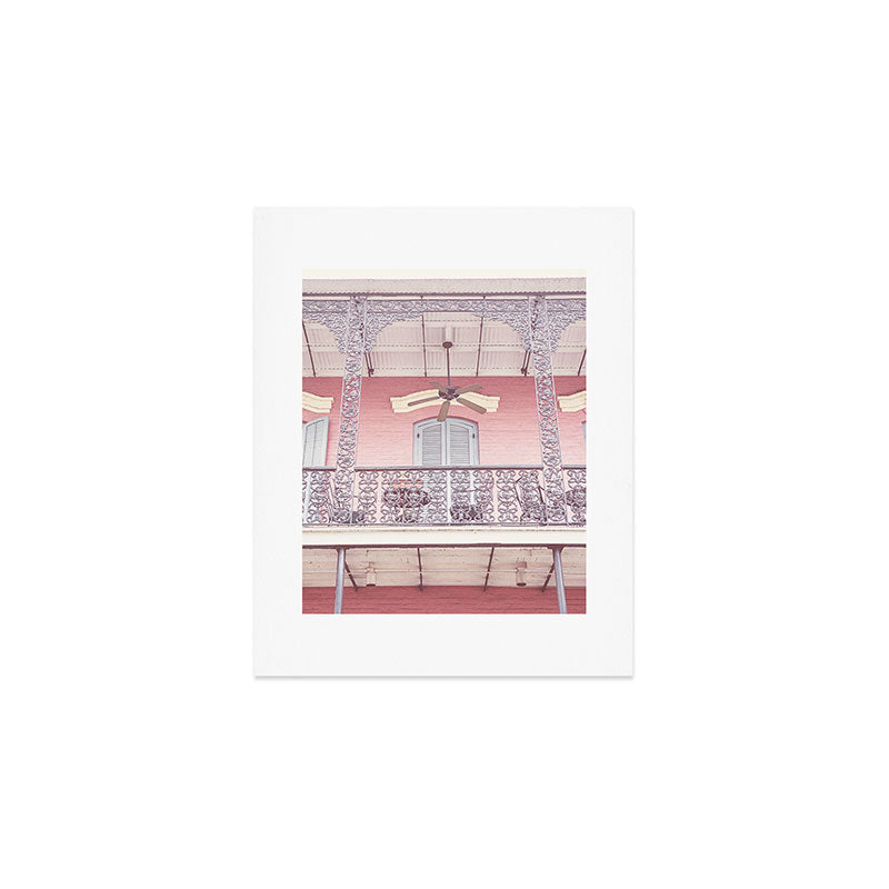 Pretty in Pink x New Orleans French Quarter Photography Art Print Gallery Image 1