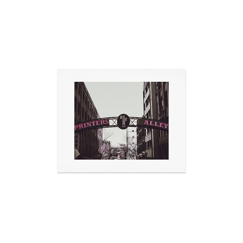 Printers Alley Nashville Tennessee Art Print Gallery Image 1