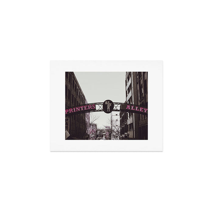 Printers Alley Nashville Tennessee Art Print Gallery Image 1