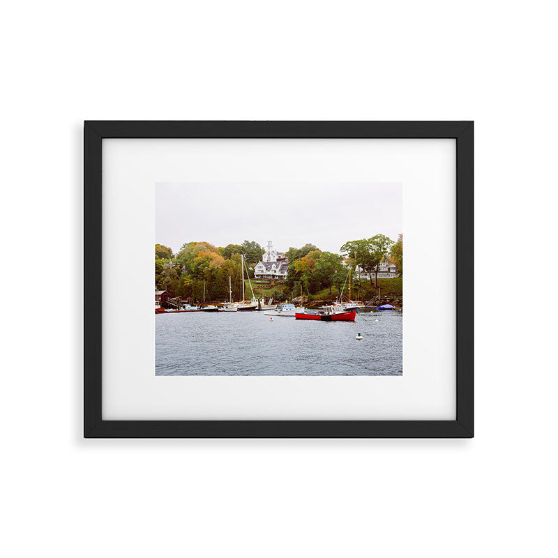 Rockport Harbor Maine Framed Art Print Gallery Image 5