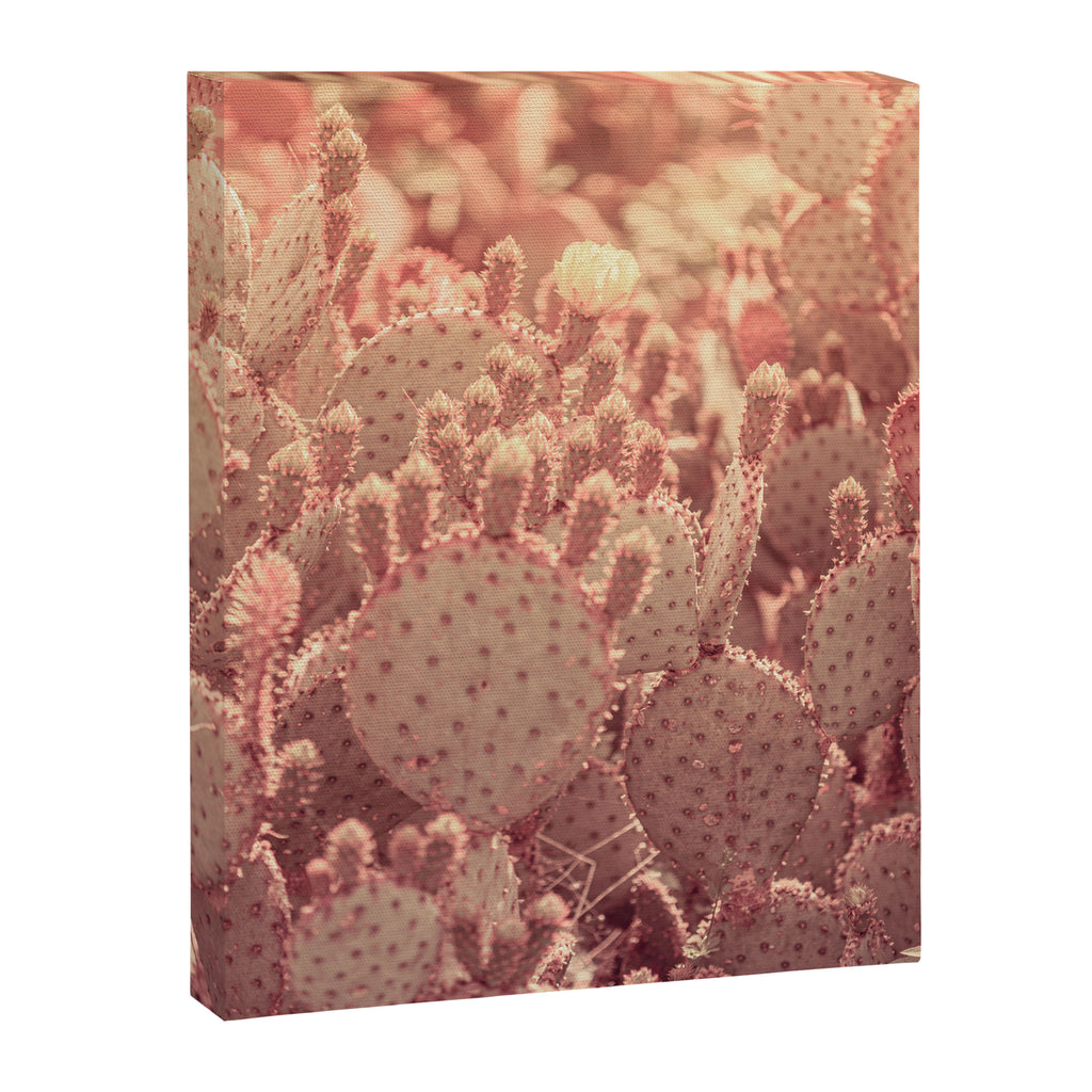 Rose Gold Cactus Canvas Print Gallery Image 6