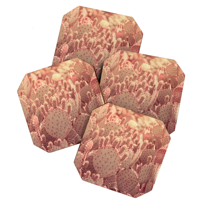 Rose Gold Cactus Coaster Gallery Image 1