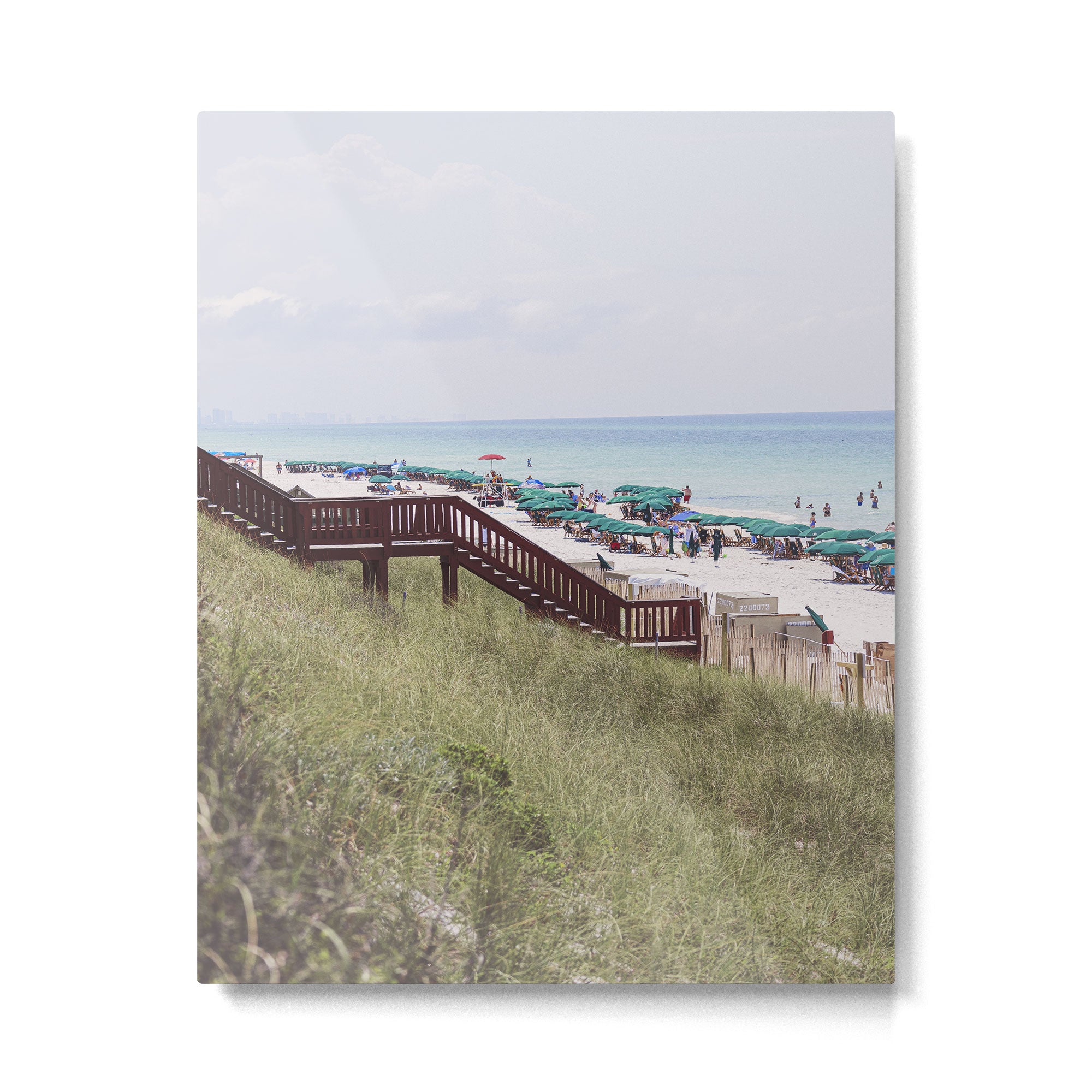 Rosemary Beach Florida Beach Umbrellas x 30A Photography Metal Print Gallery Image 4