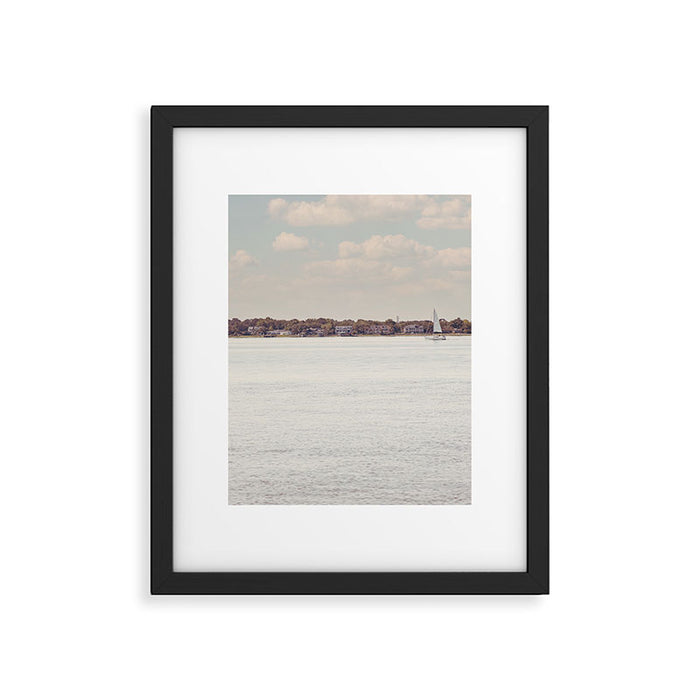 Sailing Charleston x Charleston South Carolina Ashley River Photography Framed Art Print Gallery Image 1