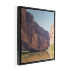 Santa Elena Canyon Framed Canvas Print Gallery Image 2