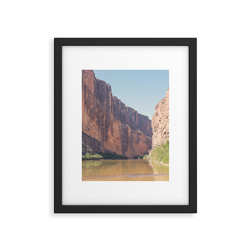 Santa Elena Canyon Framed Art Print Gallery Image 4