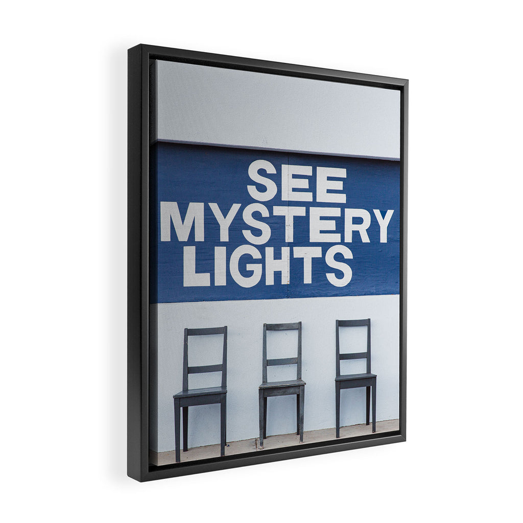 See Mystery Lights II Marfa Texas Photography Framed Canvas Print Gallery Image 2