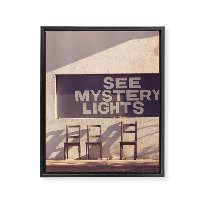 See Mystery Lights - Marfa, Texas Framed Canvas Print Gallery Image 6