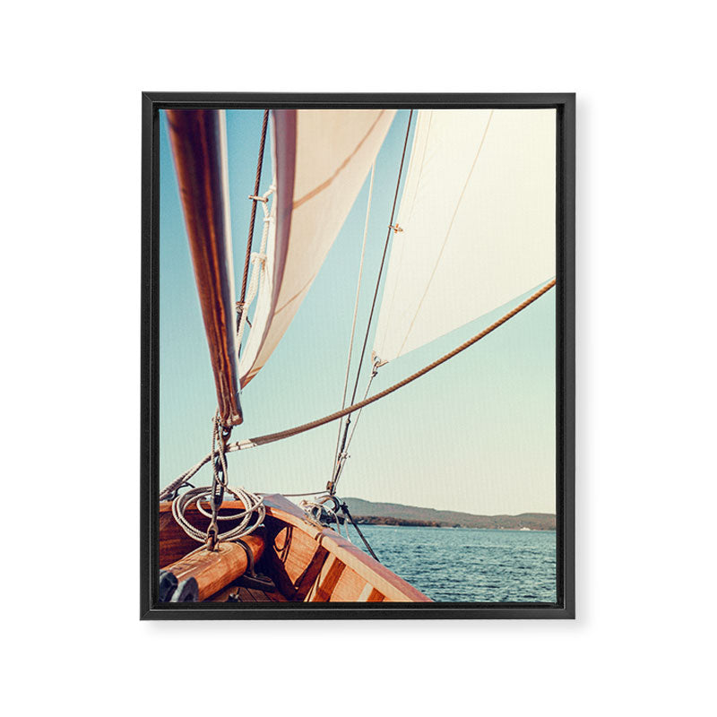 Setting Course x Nautical Art Framed Canvas Print Gallery Image 6