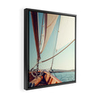 Setting Course x Nautical Art Framed Canvas Print Gallery Image 2