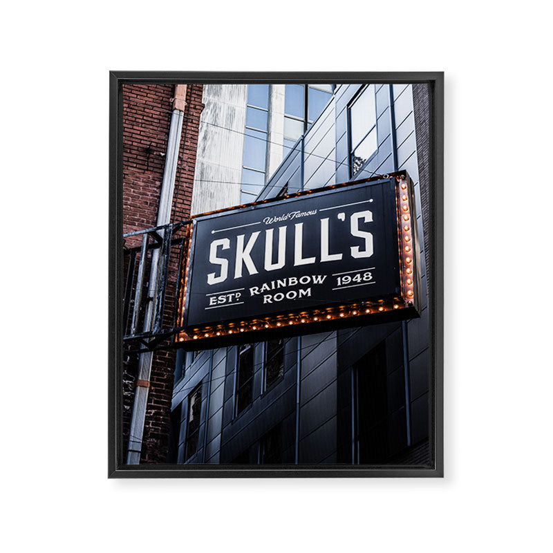 Skull's Rainbow Room Nashville Tennessee Framed Canvas Print Gallery Image 6