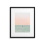 Sky Blush x Ocean Art Framed Art Print Gallery Image 4