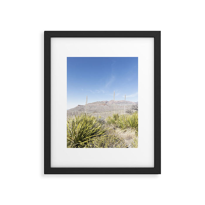 Sotol Vista II x Big Bend National Park Vertical Photography Framed Art Print Gallery Image 1