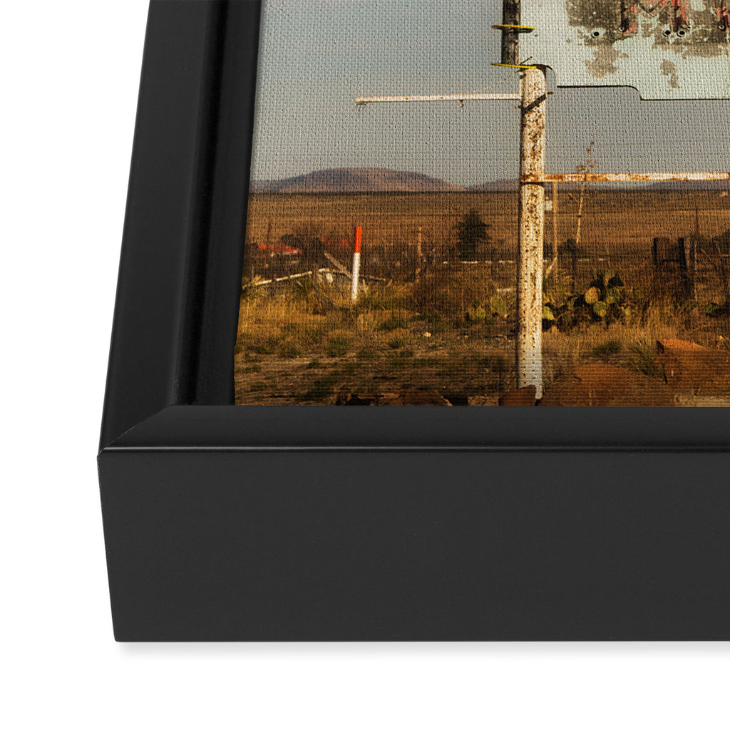 Stardust Motel - Marfa, Texas Framed Canvas Print Gallery Image 3