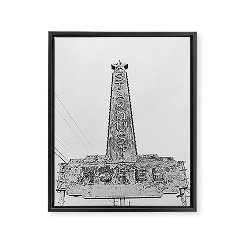 Stardust Motel Marfa Texas Framed Canvas Print Gallery Image 6