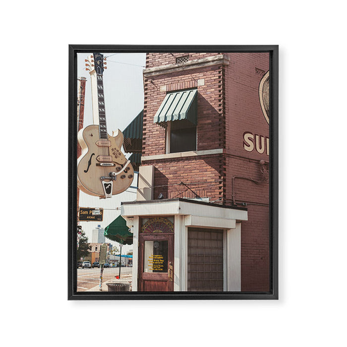Sun Studio Memphis Tennessee Framed Canvas Print Gallery Image 1